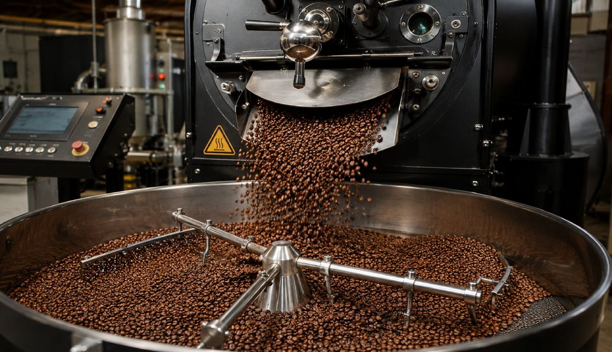 Coffee roasting process